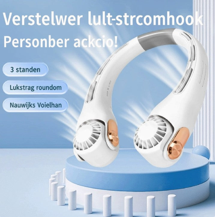 Draagbare nek ventilator